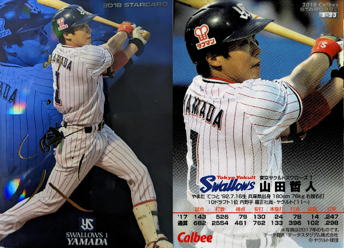 東京ヤクルトスワローズ/山田哲人 - プロ野球チップス